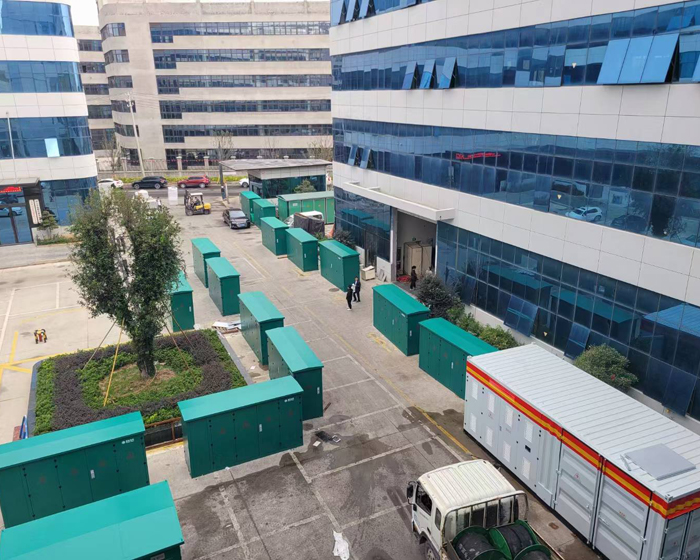 Production area of a factory