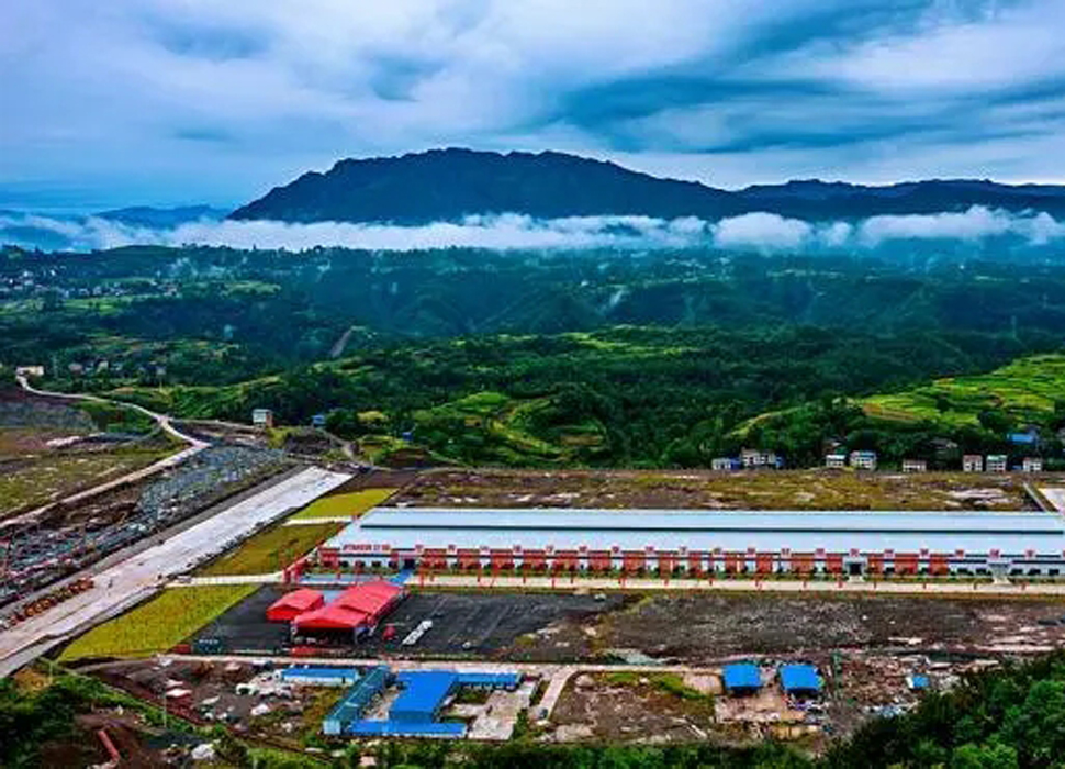Power distribution of Baoji Zhengwei material project