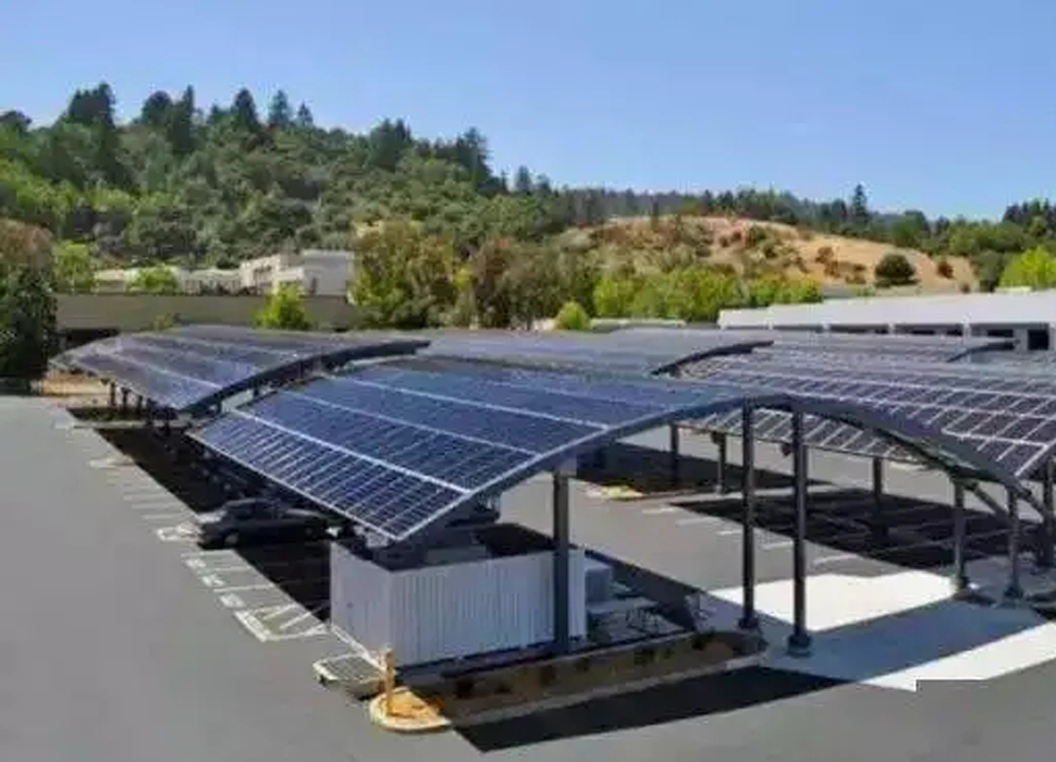 Bosch huacheng parking lot carport